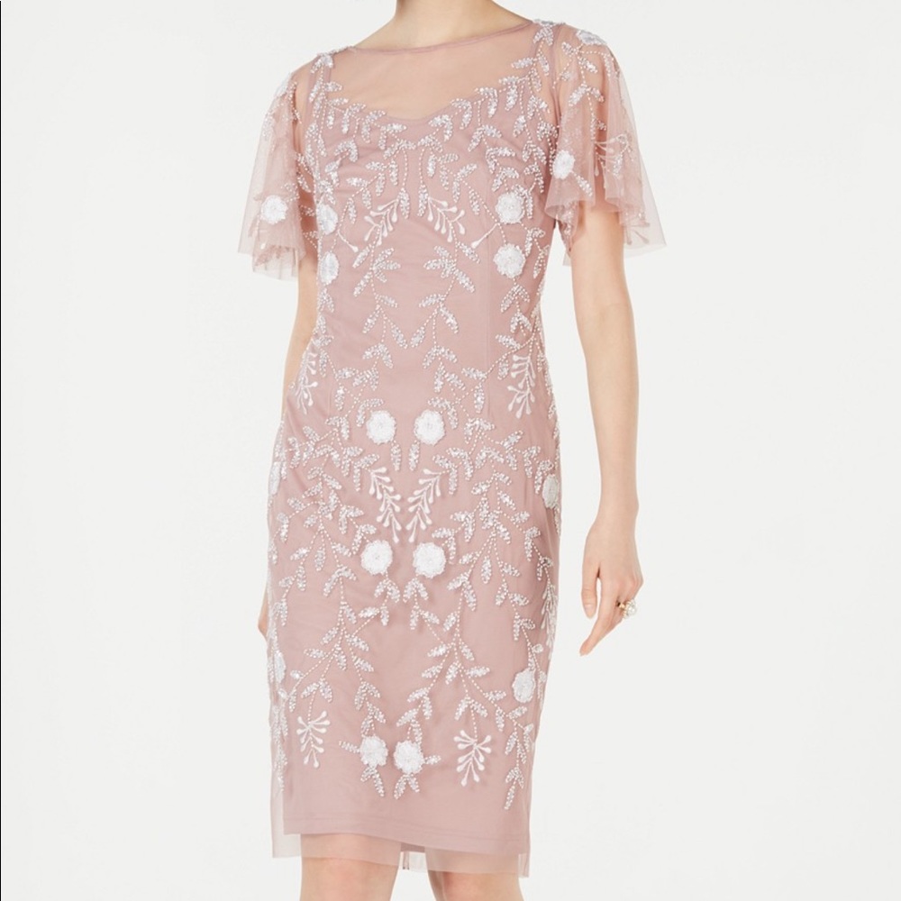Adrianna papell hand-beaded dress